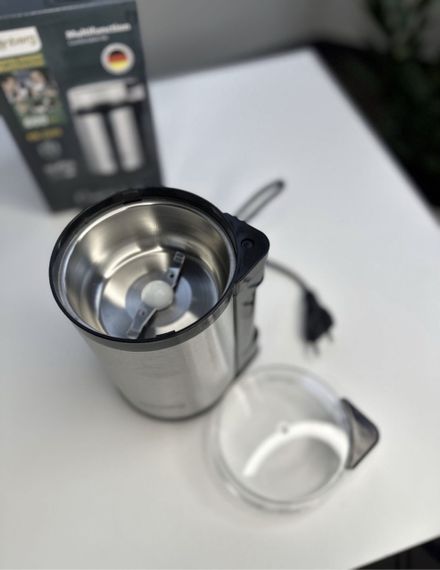 Кавомолка побутова подрібнювач Rainberg RB-2205 потужна 600 W | Зображення 1
