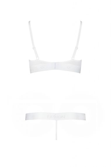 Комплект білизни з напіввідкритими грудьми Kyouka Passion, білий, S/M Sex Aura | Зображення 2