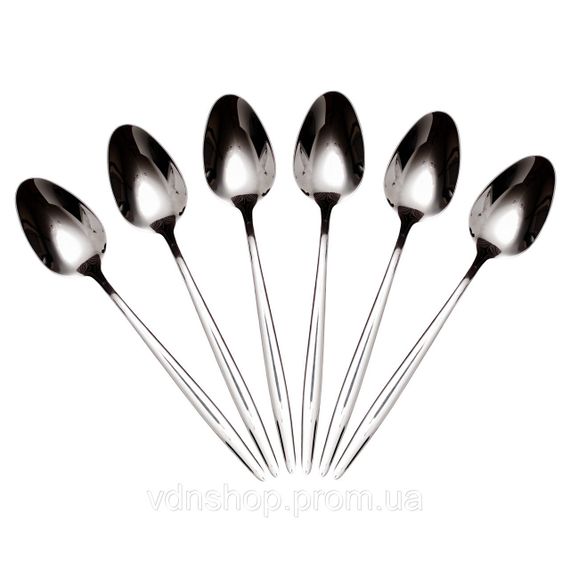 Набір столових ложок 6 штук нержавіючої сталі 21 (см) Срібло HP-8-27