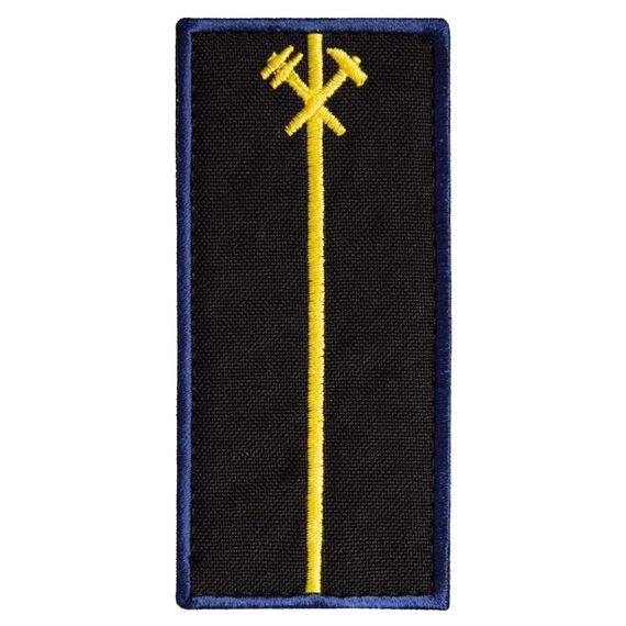 Шеврон IDEIA 87328 Україна 4,5*9,5  Габардин синя рамка