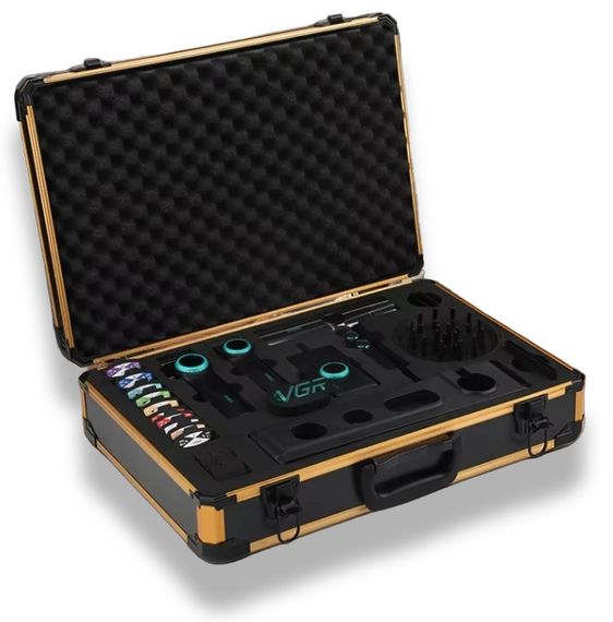 Великій професійний комплект VGR SteplerSS Pro 4 in 1 Black (46075-VGR STEPLERSS PRO 4 IN 1 BLACK_7174)