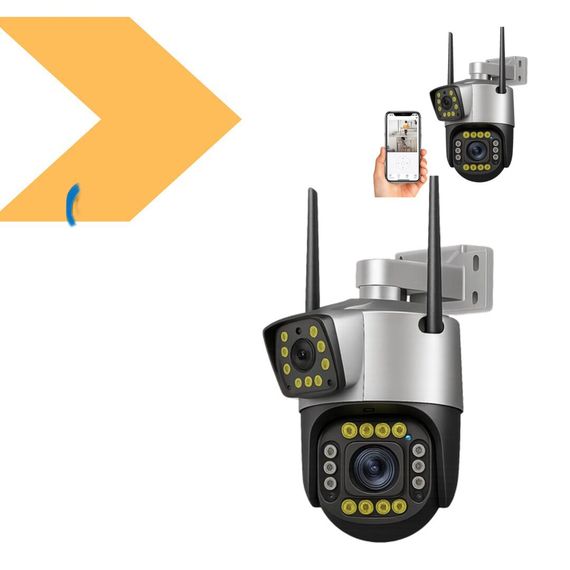 Вулична поворотна IP камера з мигалкою 200Вт A28B 4k/8.0мп XPRO (46282-_1120) | Зображення 1