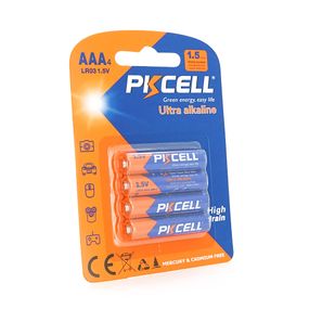 Батарейка щелочная PKCELL 1.5V AAA/LR03.4 штуки в блистере,Q12/144