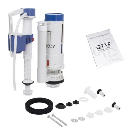 Унітаз підлоговий Qtap Robin New Ultra Quiet з сидінням Slim Duroplast/ Soft-close/ Quick Release QT13226083AW | Зображення 2