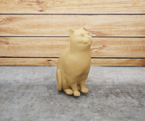 Статуетка кота Бежевий, 150
