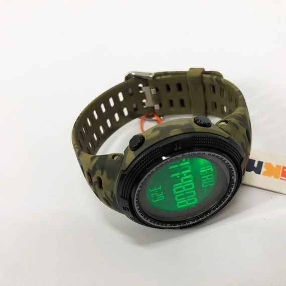 Годинник наручний чоловічий SKMEI 2070CMGN ARMY GREEN CAMO. Колір: зелений камуфляж | Зображення 7