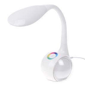 Настольная цветная лампа LED лампа с USB SL-72 7W WH