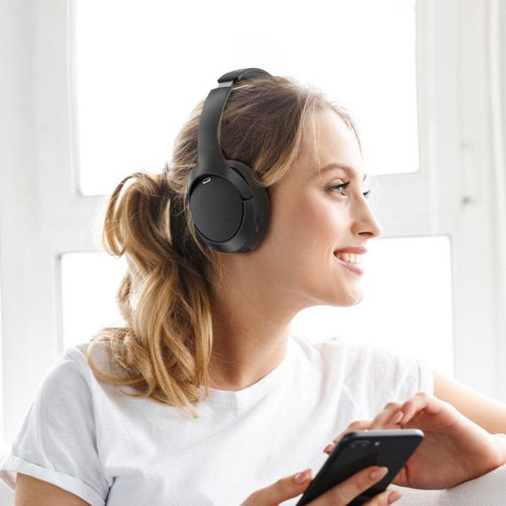 Бездротові навушники ACEFAST H6 active noise reduction wireless headset Black | Зображення 6