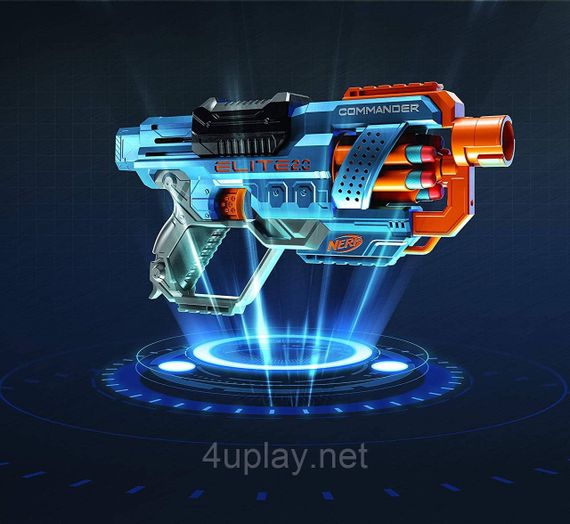 Бластер NERF Elite 2.0 Commander RD-6. Нерф Еліт Коммандер. Пістолет револьвер | Зображення 5