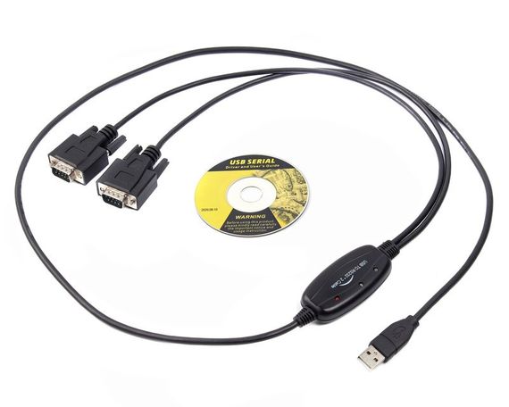 Кабель-перехідник Viewcon VE591 USB 2.0 на 2 COM, 1 м | Зображення 2