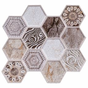 Декоративна ПВХ плитка на самоклейці 280х300х5мм Вінтажна , ціна за 1 шт. (СПП-507) SW-00001136