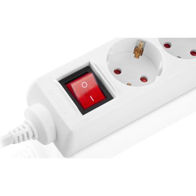 Сетевой фильтр питания REAL-EL RS-Protect M 3m, white (EL122300027) (EL122300027) | Зображення 4