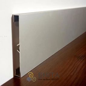 Накладной плинтус DEAL 1/80 Серебро