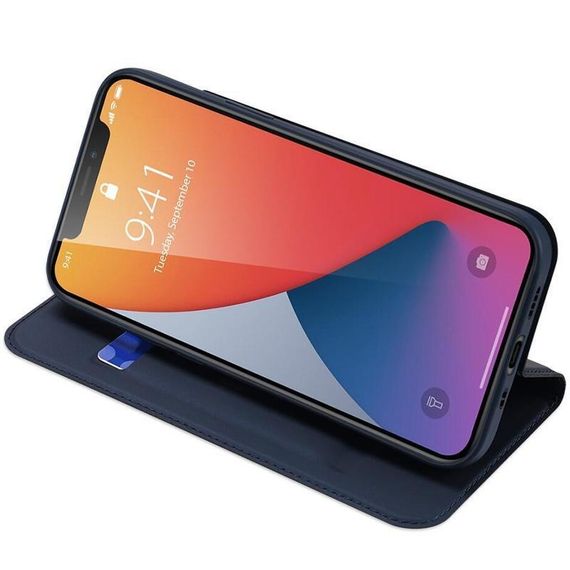 Чохол-книжка Dux Ducis з кишенею для візиток для Apple iPhone 15 Pro (6.1") Синій | Зображення 2
