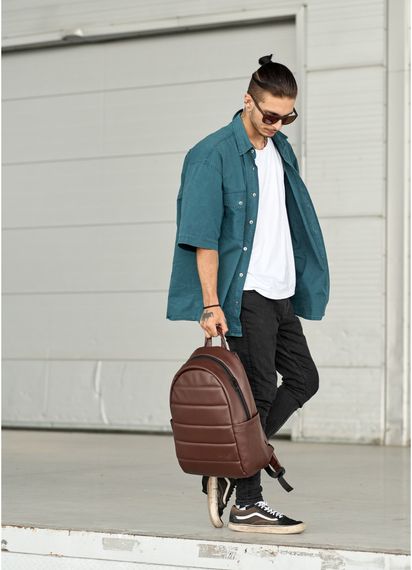 Чоловічий рюкзак Sambag ZARD LRT шоколадний 46 х 28 х 13 см (25088020m) | Зображення 4