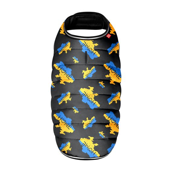 Куртка-накидка для собак WAUDOG Clothes, малюнок "Дім", XL, А 47 см, B 68-80 см, С 42-52 см | Зображення 2