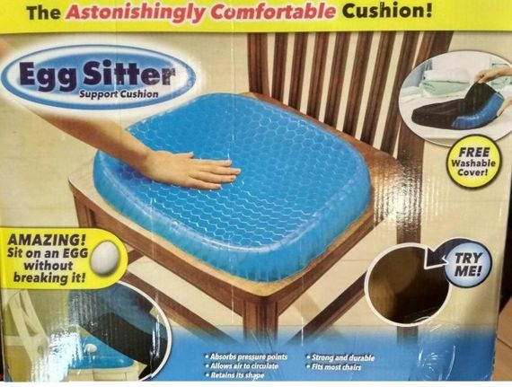 Ортопедична гелева профілактична подушка Egg Sitter на сидіння стільця масажна | Зображення 5