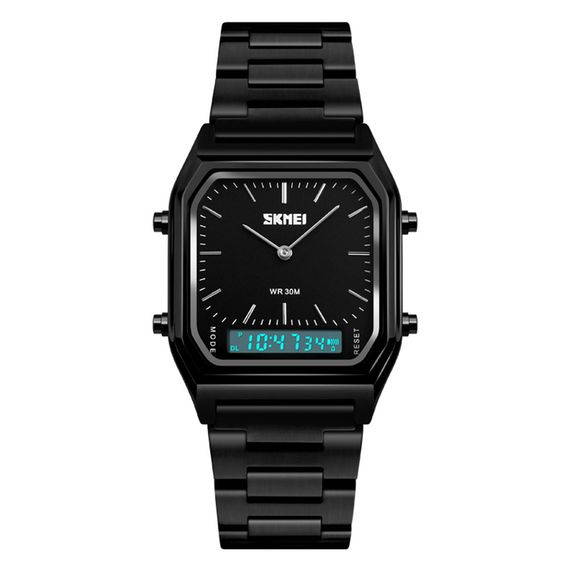 Наручний годинник Skmei 1220BK Black | Зображення 1