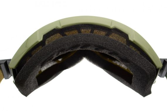 Маска гірськолижна Smith Scope Green Sol-X mirror Khaki | Зображення 1