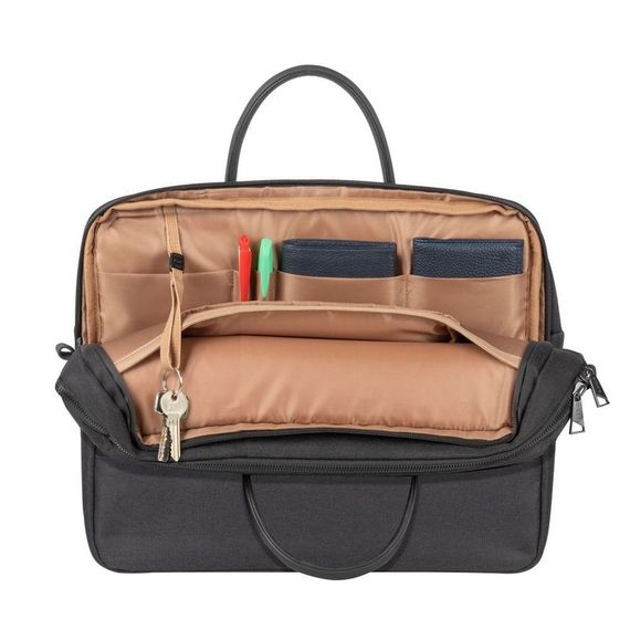 сумка  для ноутбука 15.6 RivaCase 8134 (Black) ECO чорна | Зображення 7