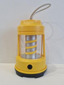 Лампа для кемпинга подвесная от батареек (желтая)