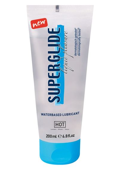 Лубрикант на водній основі SUPERGLIDE Liquid Pleasure, 200 мл Sex Aura