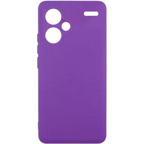 Чехол Silicone Cover Lakshmi Full Camera (A) для Xiaomi Redmi Note 13 Pro+ Фиолетовый / Purple