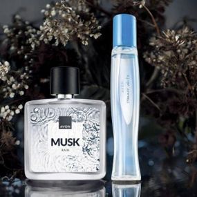 Набор парфюма Avon Summer White 50 мл + Musk Rain 75 мл (для Него и для Нее) - свежесть и гармония природы