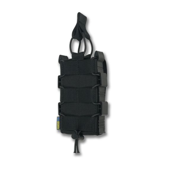 Жесткий усиленный тактический подсумок Kiborg GU Single Mag Pouch Black | Зображення 1