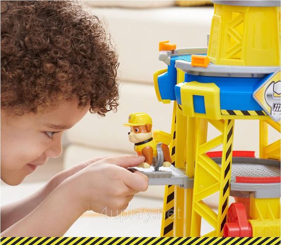 Ігровий набір Кремез і команда Підйомний кран-вежа Бухти будівельників Paw Patrol Rubble & Crew Bark Yard Crane Tower | Зображення 5