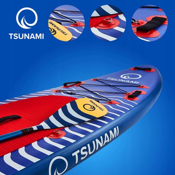 Надувна SUP дошка TSUNAMI 350 см з веслом Wave T04 (P-5907739314239) | Зображення 3