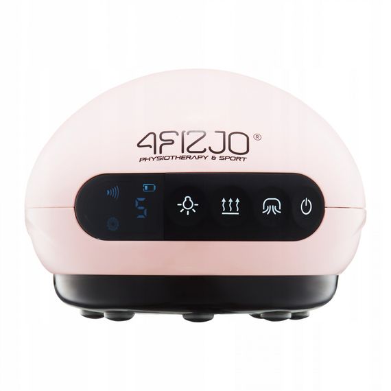 Масажна вакуумна банка 4FIZJO акумуляторна з ІЧ прогріванням 4FJ0518 Pink (P-5907739318701) | Зображення 7