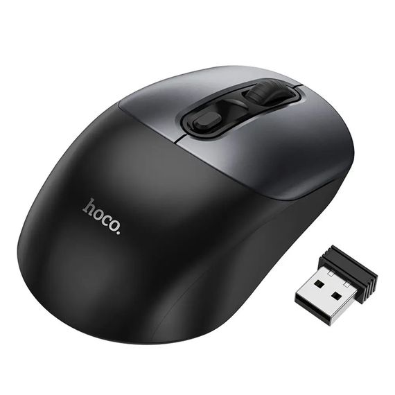 Миша бездротова HOCO GM28, 1600DPI, 2.4GHZ, Black, Blister