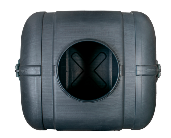 Емкость 100 л прямоугольная пластиковая черная  бак для технической воды и капельного полива | Зображення 2