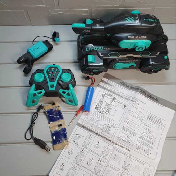 Всюдихід стріляючий водяними кульками, Дитячий танк на пульті управління   знижка | Зображення 8