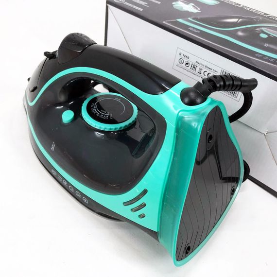 Парова праска для прасування одягу RAF R.1250 2200 Вт, Праски керамічні для дому, Хороші праски SM-60 | Зображення 4