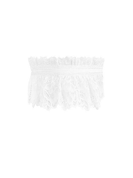 Ажурна підв’язка Obsessive Amor Blanco garter, white | Зображення 3