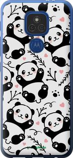 Чохол на Motorola E7 Plus Панди "4318u-2107-2448"