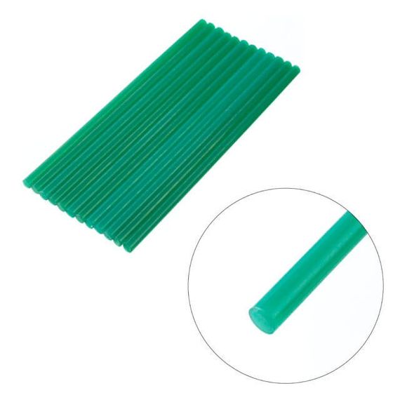Комплект стрижнів клейових зелених 7,4 мм * 200 мм, 12 шт. INTERTOOL RT-1059 | Зображення 2