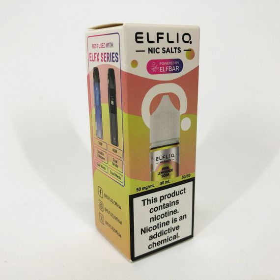Жидкость ELFLIQ 30 мл 5%. Розовый Лимонад Сода (Pink Lemonade Soda) | Зображення 3