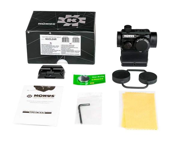 Прицел коллиматорный Konus Nuclear 1х22 3MOA Коллиматор Прицел коллиматор Коллиматорный прицел для АК 74 | Зображення 2
