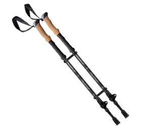 Трекінгові палиці PowerPlay 9110 Friluftsliv Black/White 80-135 см (пара) + 2-ві пари чобітків + чохол (PP_9110_Friluftsliv)