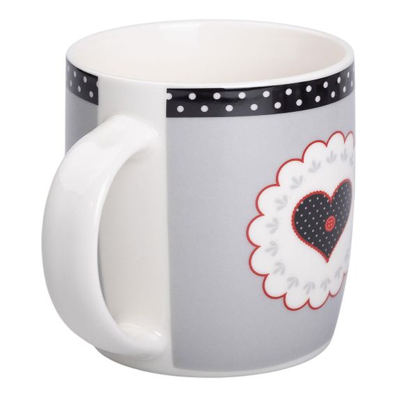 Кружка фарфоровая 400 (мл) для чая и кофе RX-N240147G | Зображення 1