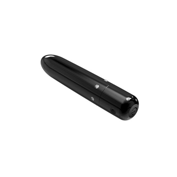 Віброкуля PowerBullet Pretty Point Rechargeable Bullet Black, потужний точковий вібратор з загостреним кінчиком на акумулятор | Зображення 3
