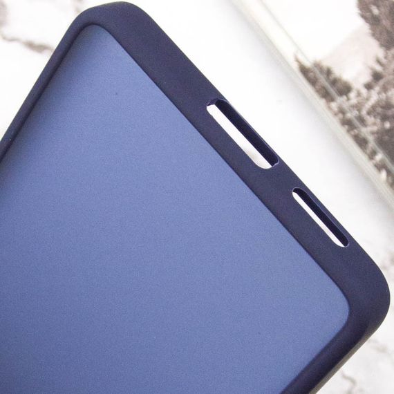 Чехол TPU+PC Lyon Frosted для Xiaomi Poco F5 / Note 12 Turbo Navy Blue | Зображення 5