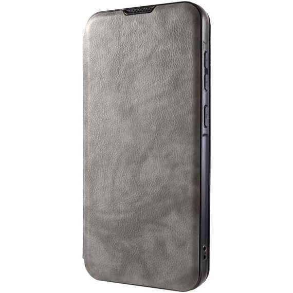 Шкіряний чохол-книжка Belora для Xiaomi Redmi Note 13 Pro 4G Gray