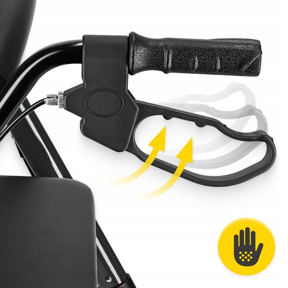 Роллер для ходьби 4FIZJO складний, зі сумкою Black (P-5905973406475) | Зображення 1