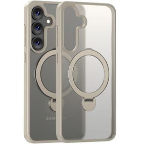 Чохол Ummi Colorful with MagSafe HQ Ring для Samsung Galaxy S25 Light Grey