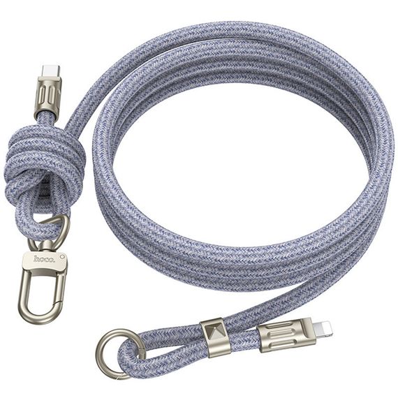 Дата кабель-шнурок Hoco GH7 Elegant Type-C to Lightning (1.8m) | Зображення 3