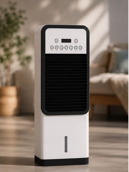 Напольный вентилятор Germatic Air Max Pro 2в1 (зима-лето)  /  Мобильный кондиционер с обогревом и охлаждением  BFX-8D-1668 (220V) | Зображення 3
